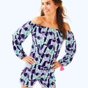 Lilly Pulitzer Lana Romper | Large | Alpaca My Bags